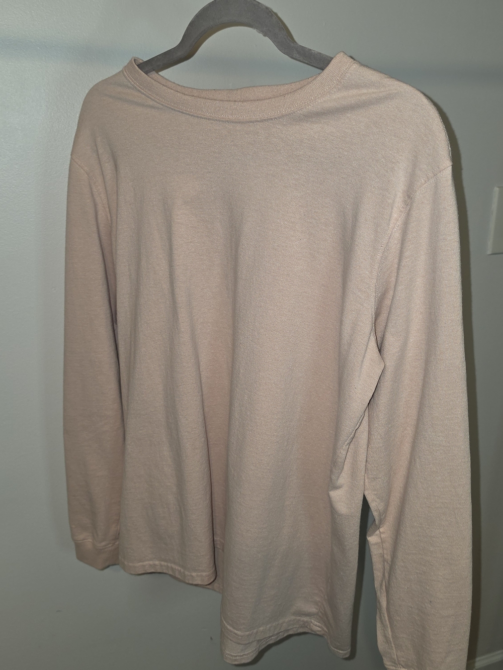 Carhartt Women's Long Sleeve Tee in Pale Pink
